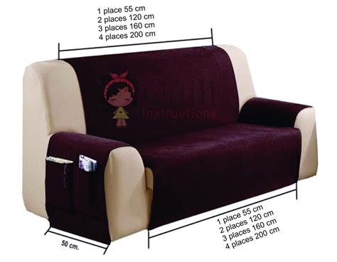 Sofa Cover With Free Patterns Pockets