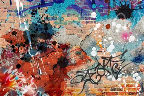 Brick Wall Graffiti Wallpapers - Top Free Brick Wall Graffiti ...