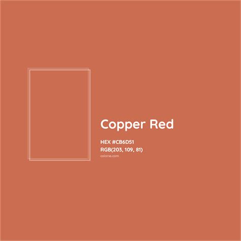 About Copper Red - Color codes, similar colors and paints - colorxs.com