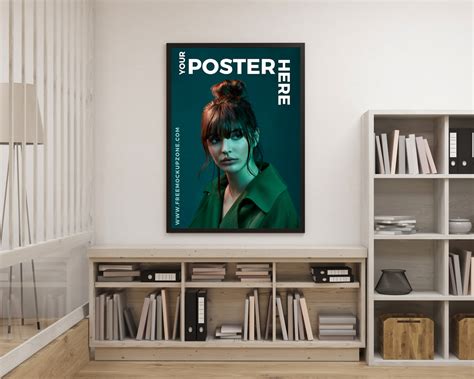 Free Creative Interior Poster Mockup For DesignersFree Mockup Zone