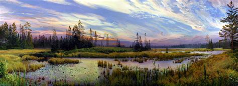 Landscape Paintings of Seney National Wildlife Refuge by Arthur Chartow ...