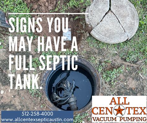 What Are The Signs Of A Full Septic Tank? - Septic Tank Servicing