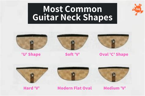 The 6 Most Common Guitar Neck Shapes Found on 99% of Guitars - Zing ...