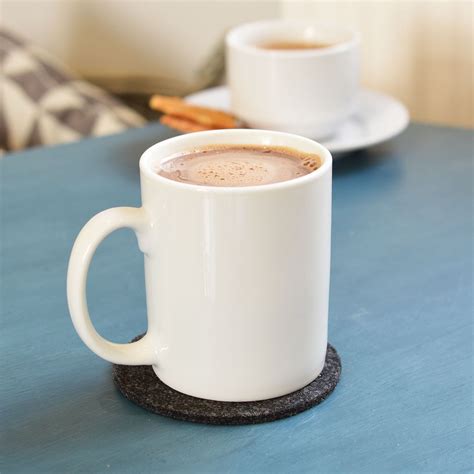 White Mugs Tea Coffee Cups Straight Sided Porcelain Set - 285ml (10oz) - x12 5055512090655 | eBay