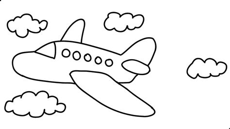 Simple drawing of an airplane easy drawing of an airplane - bxeshield