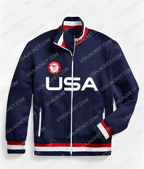 Team USA Track Jacket | Trendy New Navy Blue Jacket Up To 30 % OFF