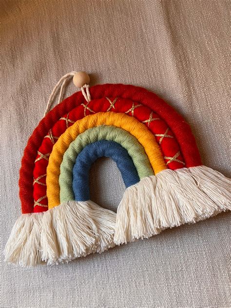 Macrame rainbow | Etsy