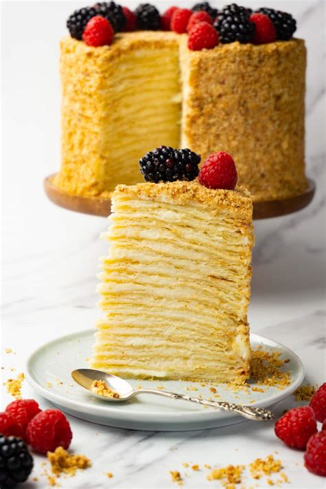 Traditional Russian Napoleon Cake Recipe | Bryont Blog