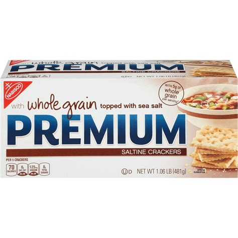 Premium Whole Grain Saltine Crackers, 16.96 oz - Walmart.com - Walmart.com