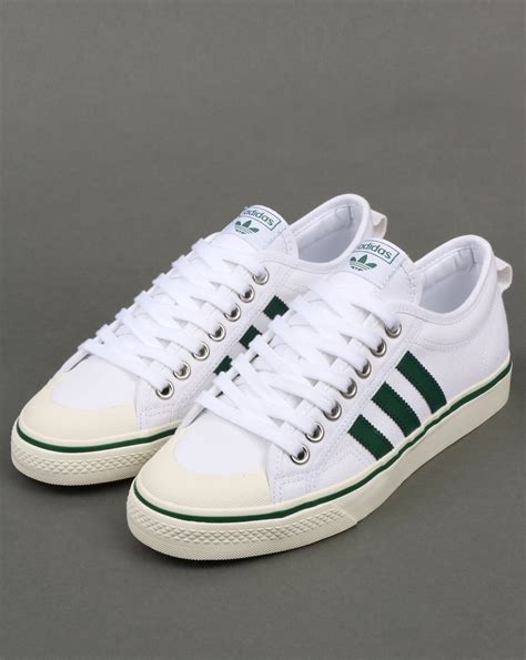 Fajarv: White Adidas Nizza Trainers