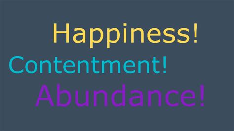 More of Happiness, Contentment and Abundance - Optimus Performance