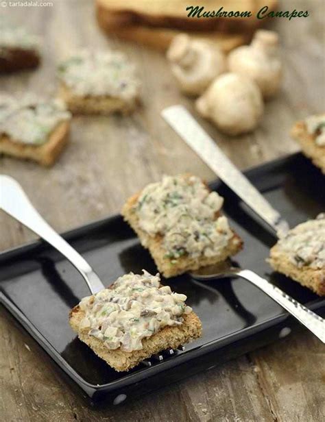 Mushroom Canapes recipe, Party Mushroom Canapes