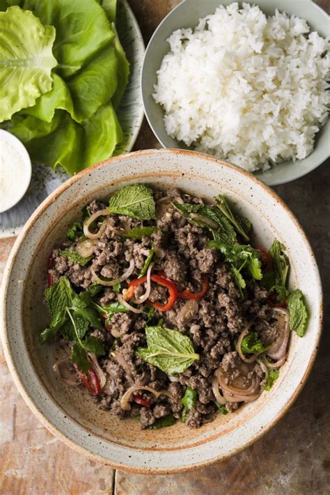 ground beef larb recipe - Veda Kurtz