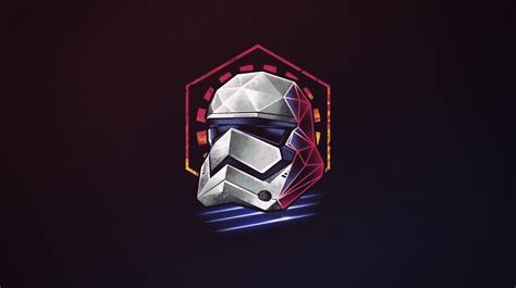 Stormtrooper Helmet Minimalist Wallpaper,HD Artist Wallpapers,4k ...