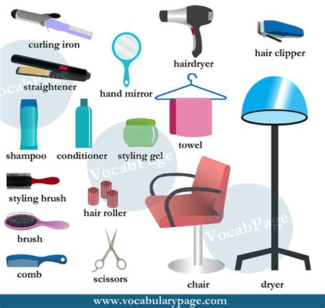 Beauty Salon Vocabulary | Vocabulary Home