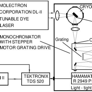 A schematic diagram for the experimental configuration of the PL ...