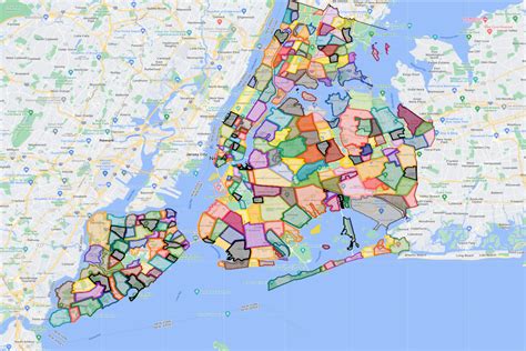 This Map Shows Where All NYC Neighborhood Borders Are