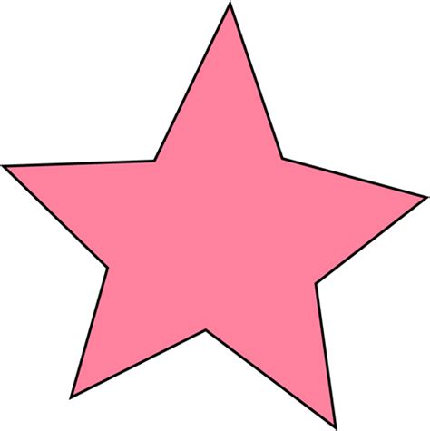 Pink Star Clip Art - Pink Star Image