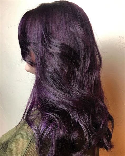 10 Plum Hair Color Ideas For Women | Eggplant colored hair, Hair color ...