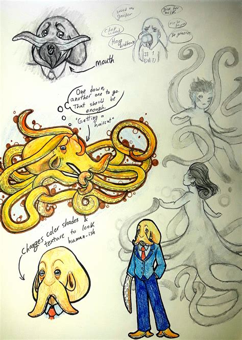 [Fanart] Octodad Headcanons and Concepts by SoumaTheDoodler on DeviantArt