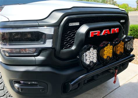 RAM 2019-2020 (Power Wagon and 2500) Light Bar 34201 - Satin Black