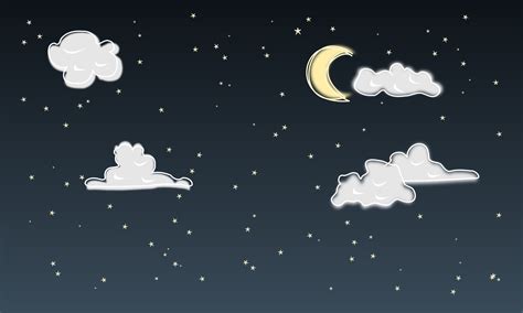 Clipart - Night sky