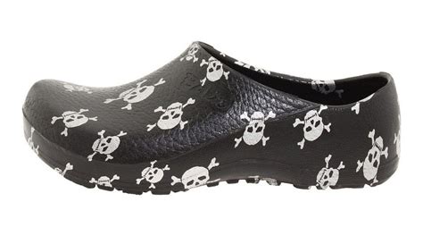 Birkenstock Chef Shoes - Profi Birki Black Skull - Kitchen / Nurse / Vet Clogs | eBay