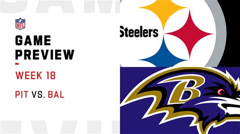 Steelers vs. Ravens Preview Week 18