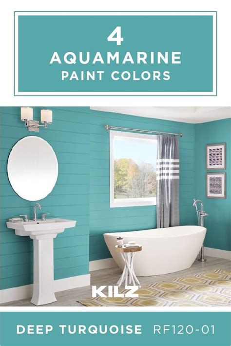 Aquamarine Color Paint: A Guide To Choosing The Right Shade For Your Home - Paint Colors