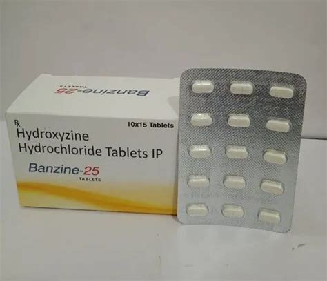 Hydroxyzine Hydrochloride 25 Mg Tablet, PHARMA PLANET INDIA at Rs 57 ...