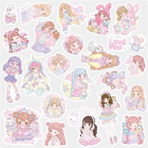 Anime Chibi Stickers For Sale Anime Stickers Cute Stickers Anime | The ...