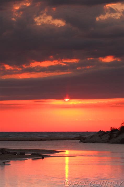 Sunset - Lake Michigan | Sunset over Lake Michigan with Big … | Flickr