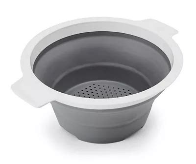 Farberware Gray 3.5-Quart Collapsible Colander | Big Lots