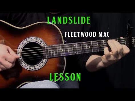 how to play Landslide by Fleetwood Mac - acoustic guitar lesson | Acoustic guitar lessons, Basic ...