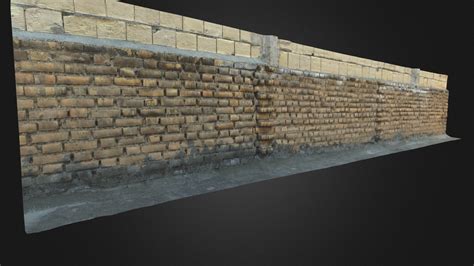 Brick Wall - Download Free 3D model by ArashAB (@arashv8) [2361447] - Sketchfab