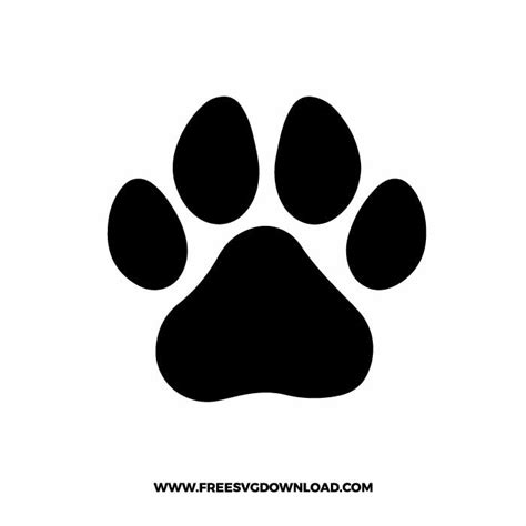 Dog Paw SVG & PNG free dog cut files | Free SVG Download