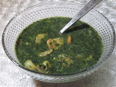 Dalia's Delights: Molokheya (Egyptian Jute leaves Soup) served with a ...