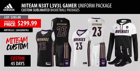 Basketball Team Uniform Packages | Custom Jerseys & Uniforms | Create Your Own