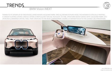 BMW Vision iNEXT Automotive Concept Color Trim Trends