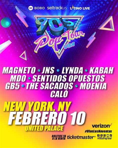 90's Pop Tour - Us Tour 2024 Tickets - United Palace