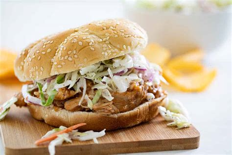 Slow Cooker Teriyaki Chicken Sandwiches - Taste and Tell