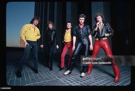 Outdoor portrait of Loverboy. Band members are shown full-length,... News Photo - Getty Images