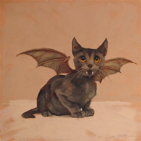 Diane Hoeptner: Holiday Cats! Halloween Bat Cat