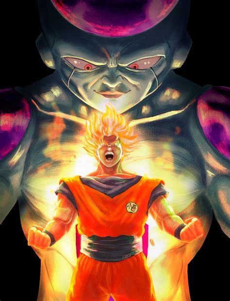 Goku Super Saiyan Vs Frieza Wallpaper