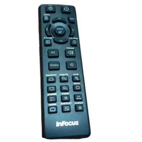 Plastic Infocus Projector Remote Supplier In Bhopal, Black, 4 Inch at Rs 750/piece in Indore