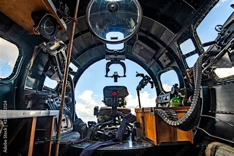 B-17 Cockpit bomber Stock Photo | Adobe Stock