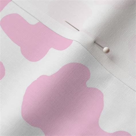 MEDIUM pink cow print fabric - Fabric | Spoonflower