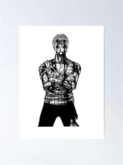 "One Piece Zoro Nothing Happened" Poster for Sale by sosajocelyn | Redbubble