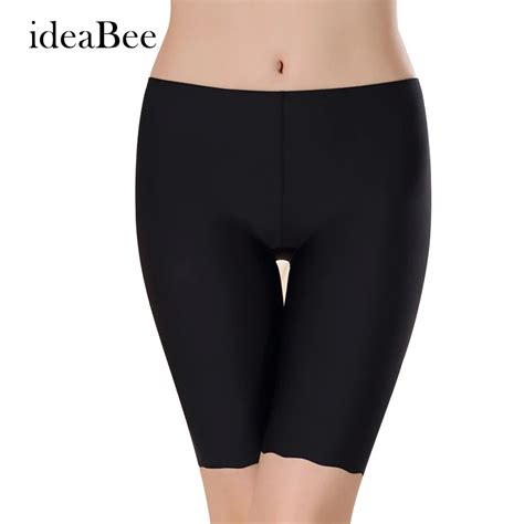 ideacherry Women Seamless Safety Pants Short Under Skirt Ladies Safety Breathable Underwear ...