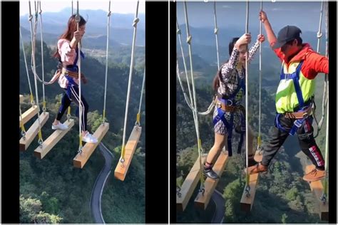 Extreme Adventure Sport? High-Altitude Bridge in China is Not For Faint ...